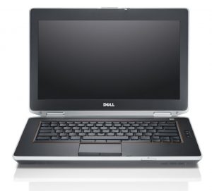 Dell Latitude E6420 notebook featured on white background.